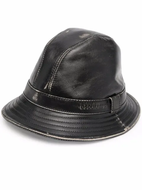 DSQUARED2 skinnhatt med sliten effekt
