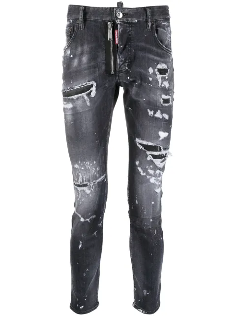 Dsquared2 Tief sitzende Trash Skinny-Jeans