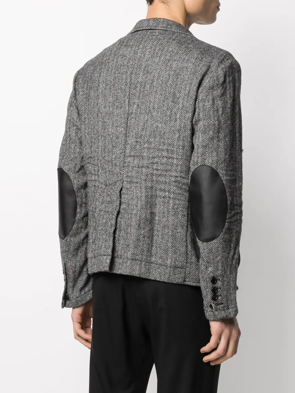 Dsquared2 Herringbone Print Blazer In 灰色