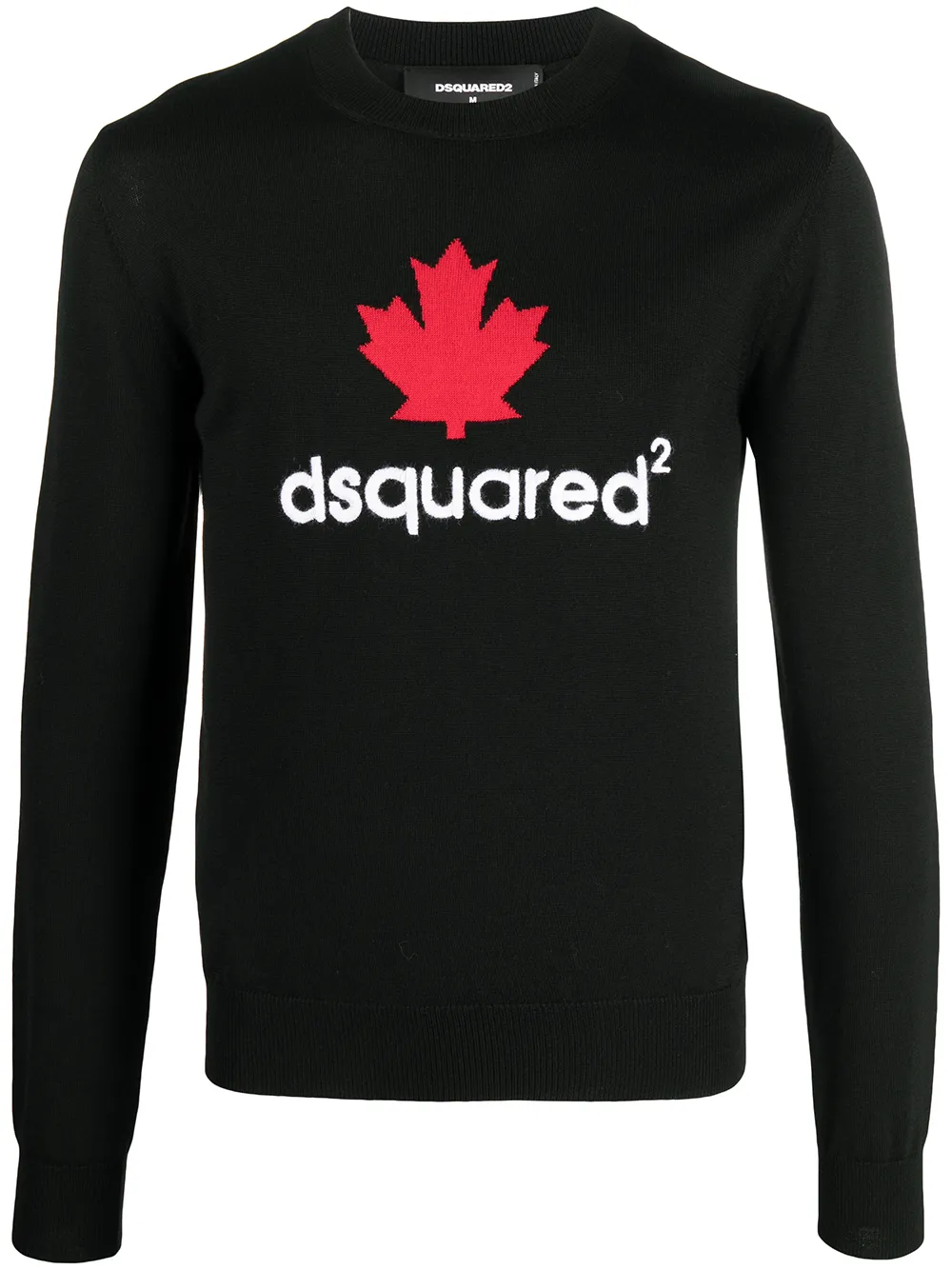 

Dsquared2 embroidered logo jumper - Black