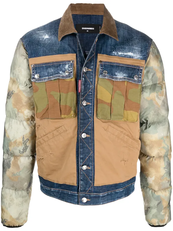 patchwork denim jacket