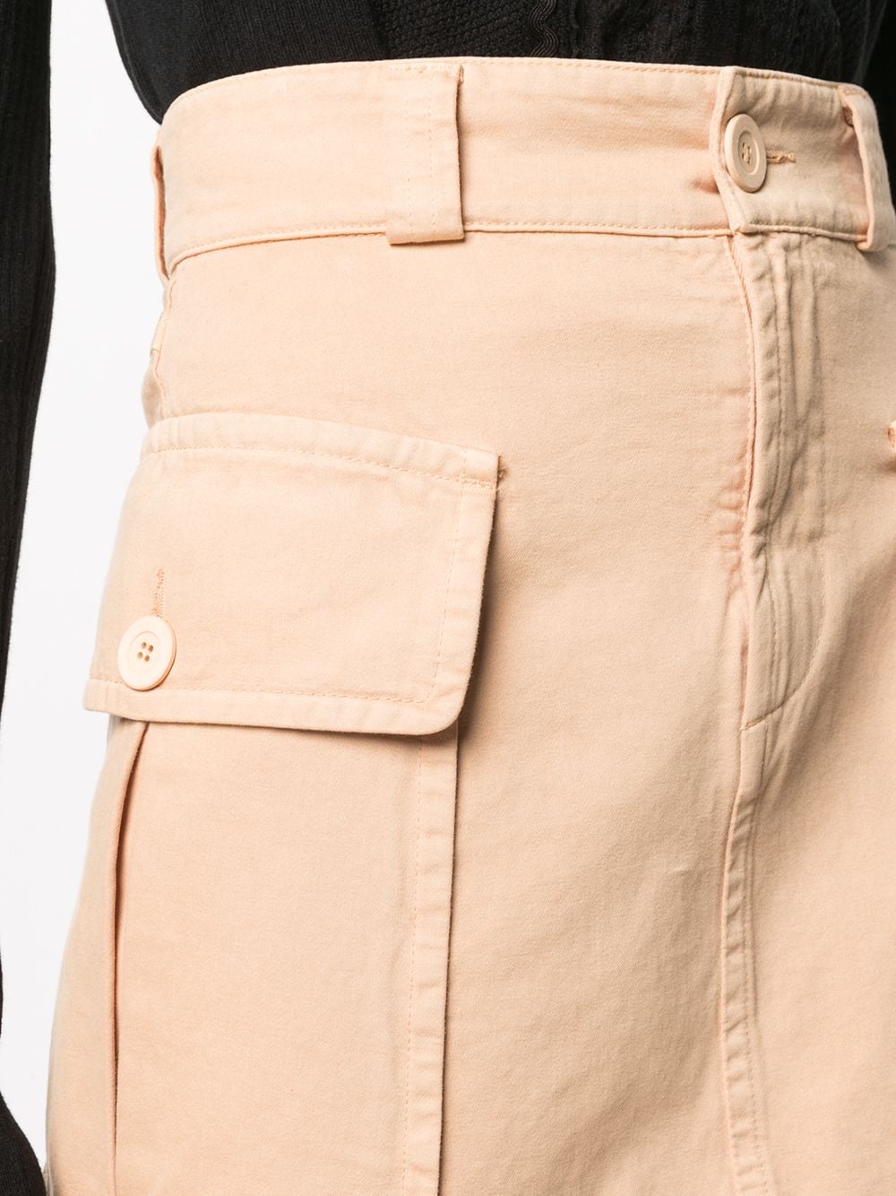 фото See by chloé джинсовая юбка мини с завышенной талией