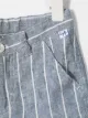 Il Gufo lightweight striped shorts