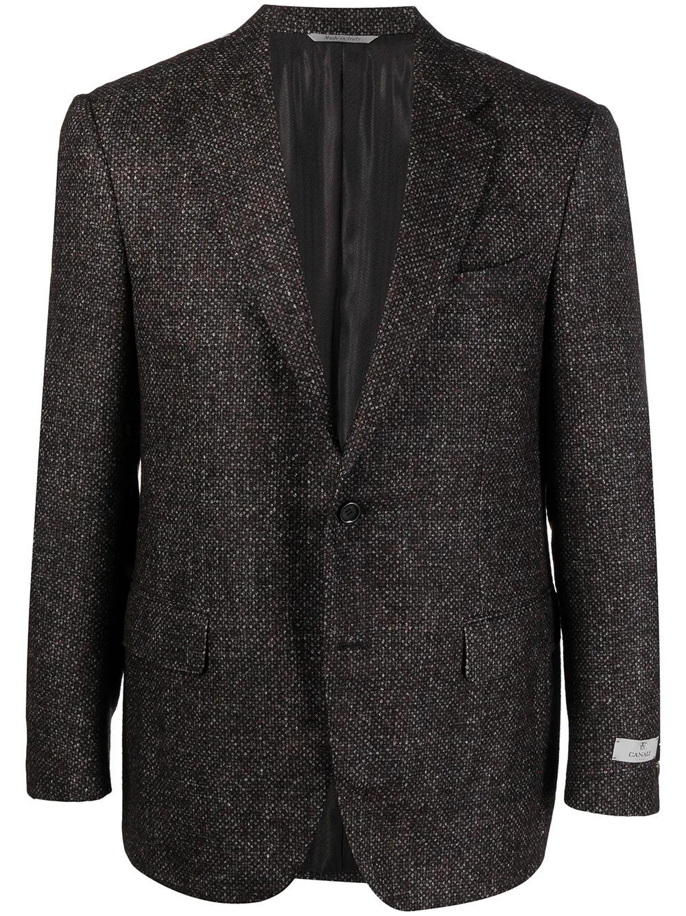 

Canali blazer con botones - Marrón