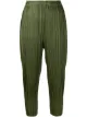 Image 1 of Pleats Please Issey Miyake plissé cropped trousers