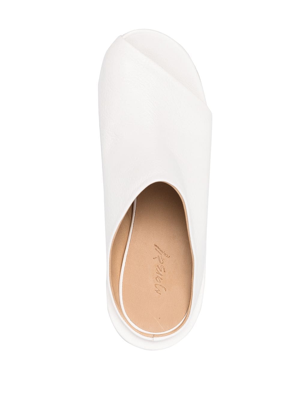 Shop Marsèll Asymmetric Mid-heel Sandals In White