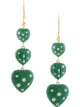 Image 1 of Eshvi gem-embellished tiered earrings