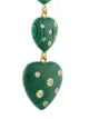 Eshvi gem-embellished tiered earrings