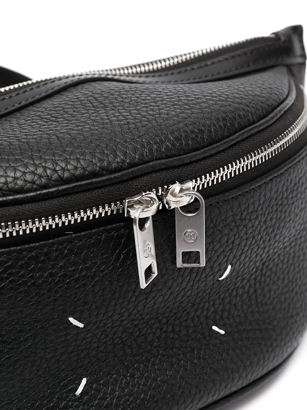 фото Maison margiela поясная сумка с декоративной строчкой