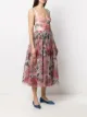 Dolce & Gabbana floral-print bustier dress