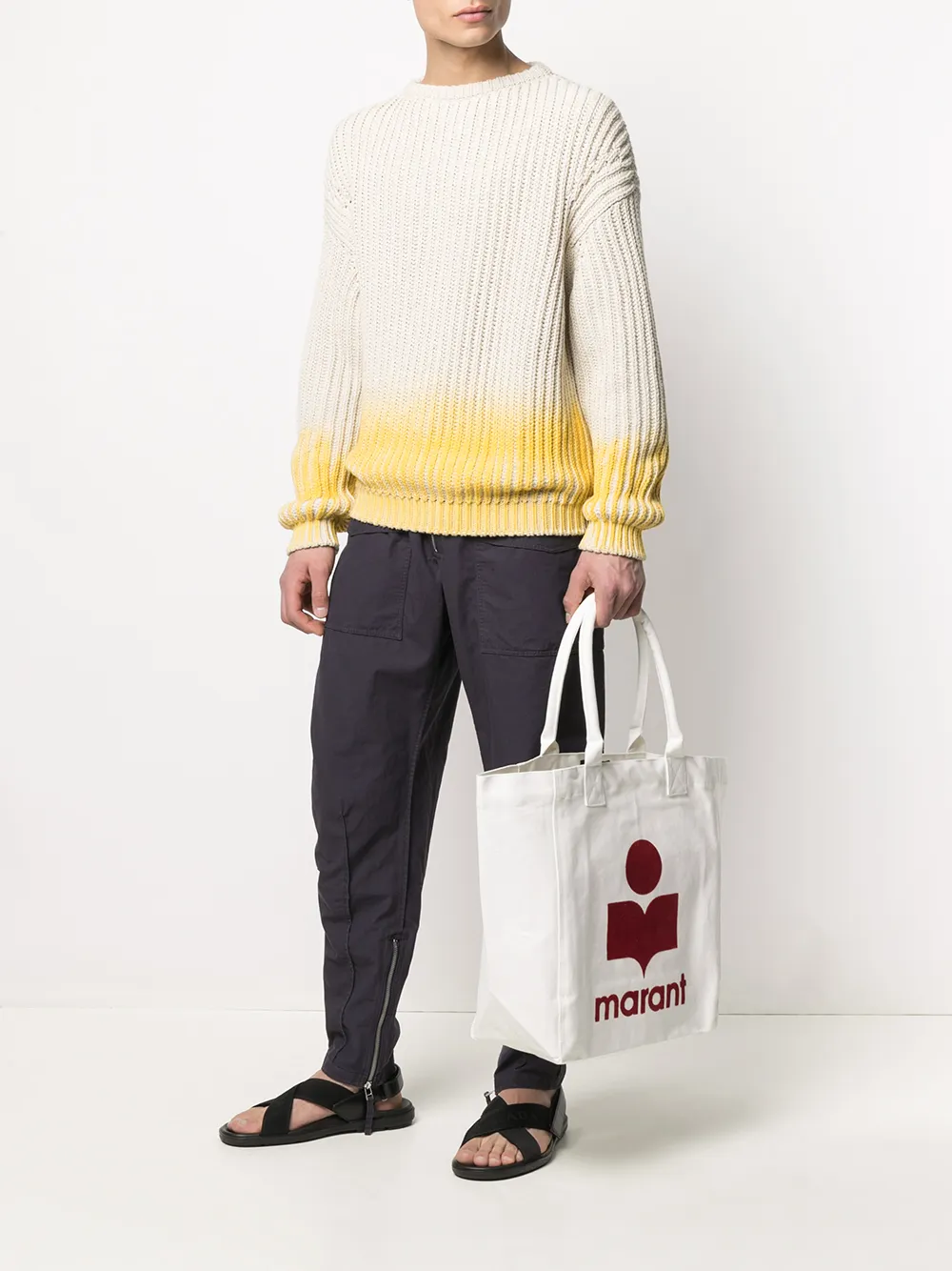 фото Isabel marant étoile сумка-тоут yenky с логотипом