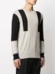 Neil Barrett panelled crew neck jumper