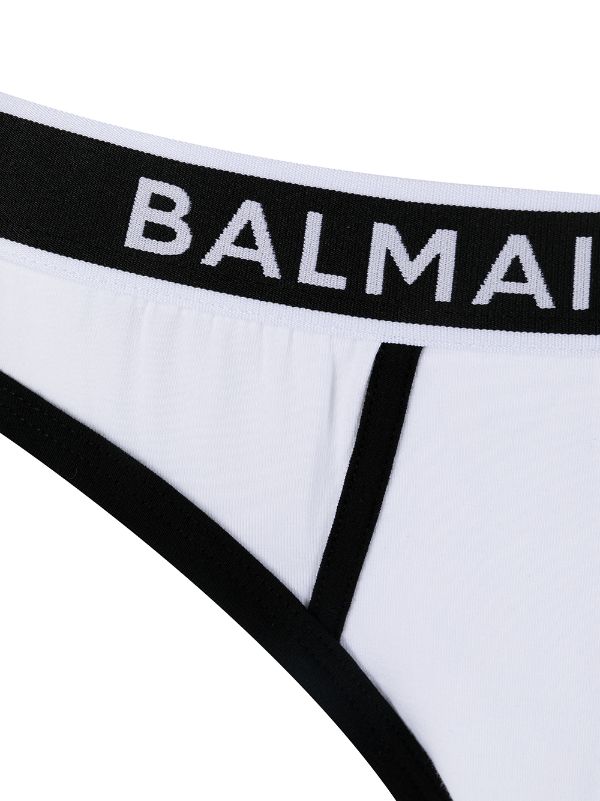 Balmain Logo Waistband Farfetch