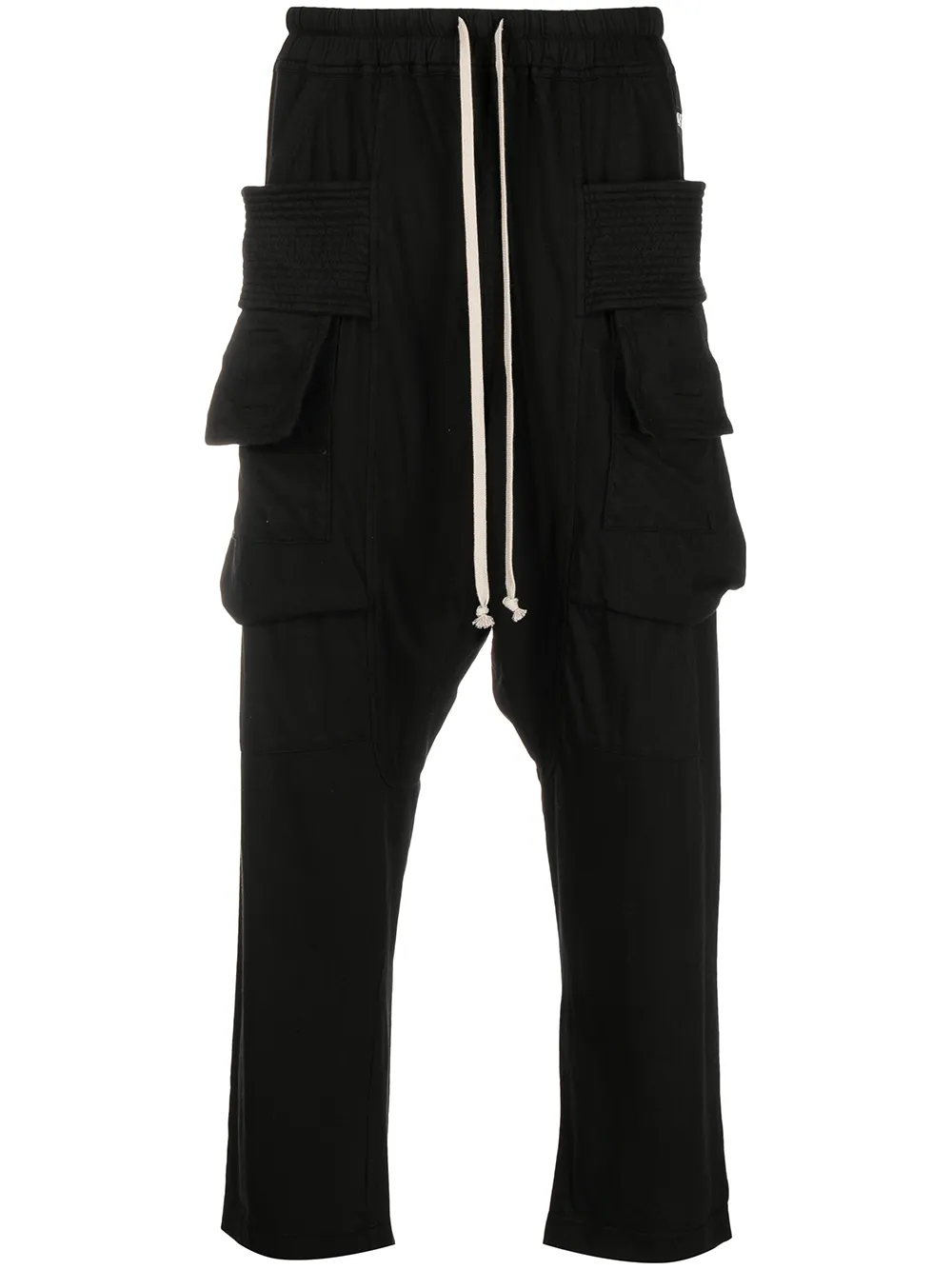 фото Rick owens drkshdw расклешенные брюки средней посадки