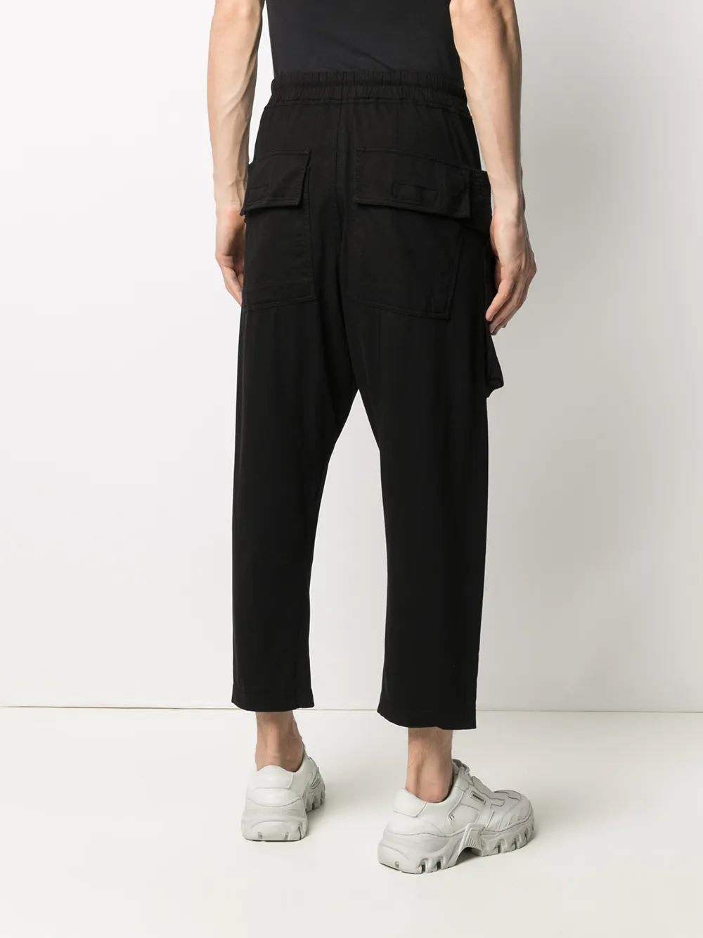 фото Rick owens drkshdw расклешенные брюки средней посадки