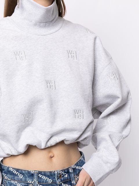 alexander wang monogram sweat