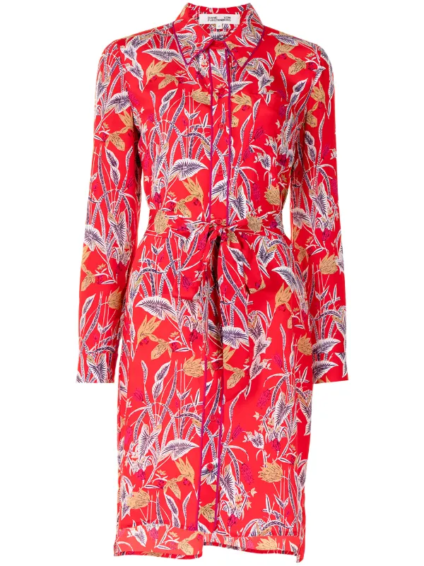 Shop red DVF Diane von Furstenberg 