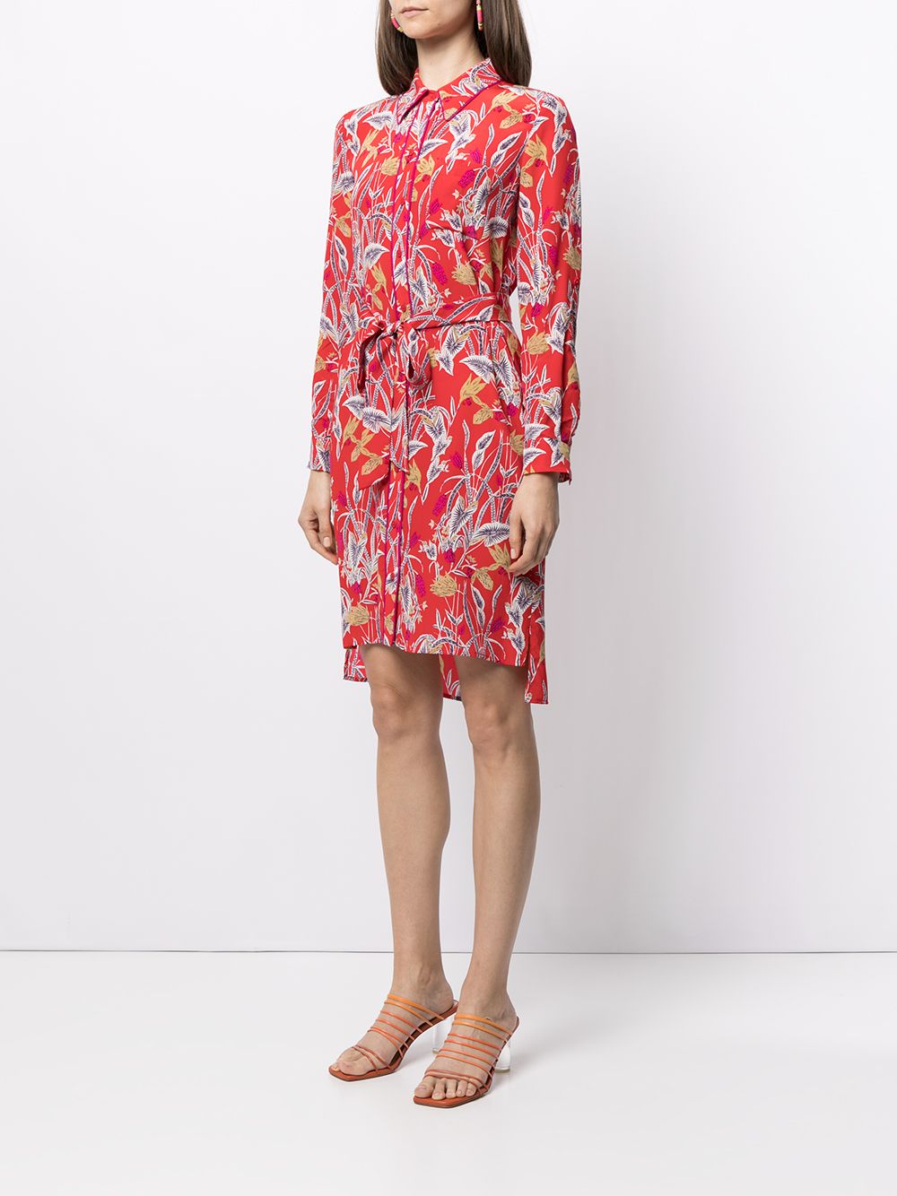 фото Dvf diane von furstenberg prita botanical-print dress