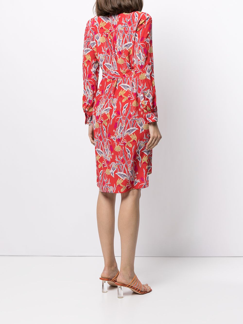 фото Dvf diane von furstenberg prita botanical-print dress