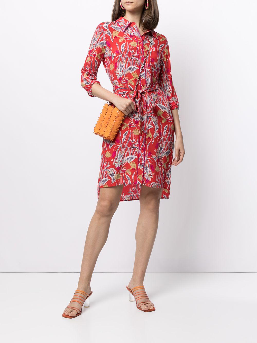 фото Dvf diane von furstenberg prita botanical-print dress