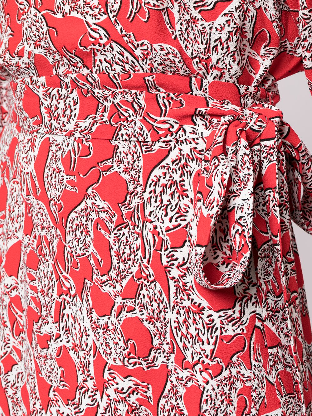 фото Dvf diane von furstenberg eloise ox-print dress