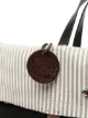 Maison Margiela logo-charm folded tote bag