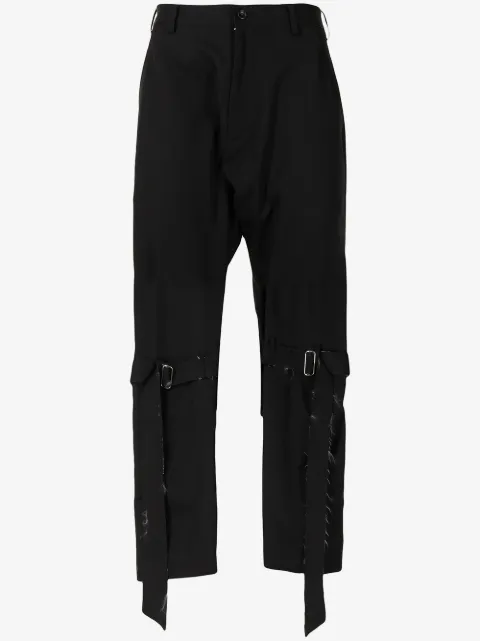 sulvam buckle-embellished trousers