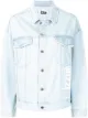 Image 1 of izzue logo-print denim jacket