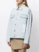 izzue logo-print denim jacket