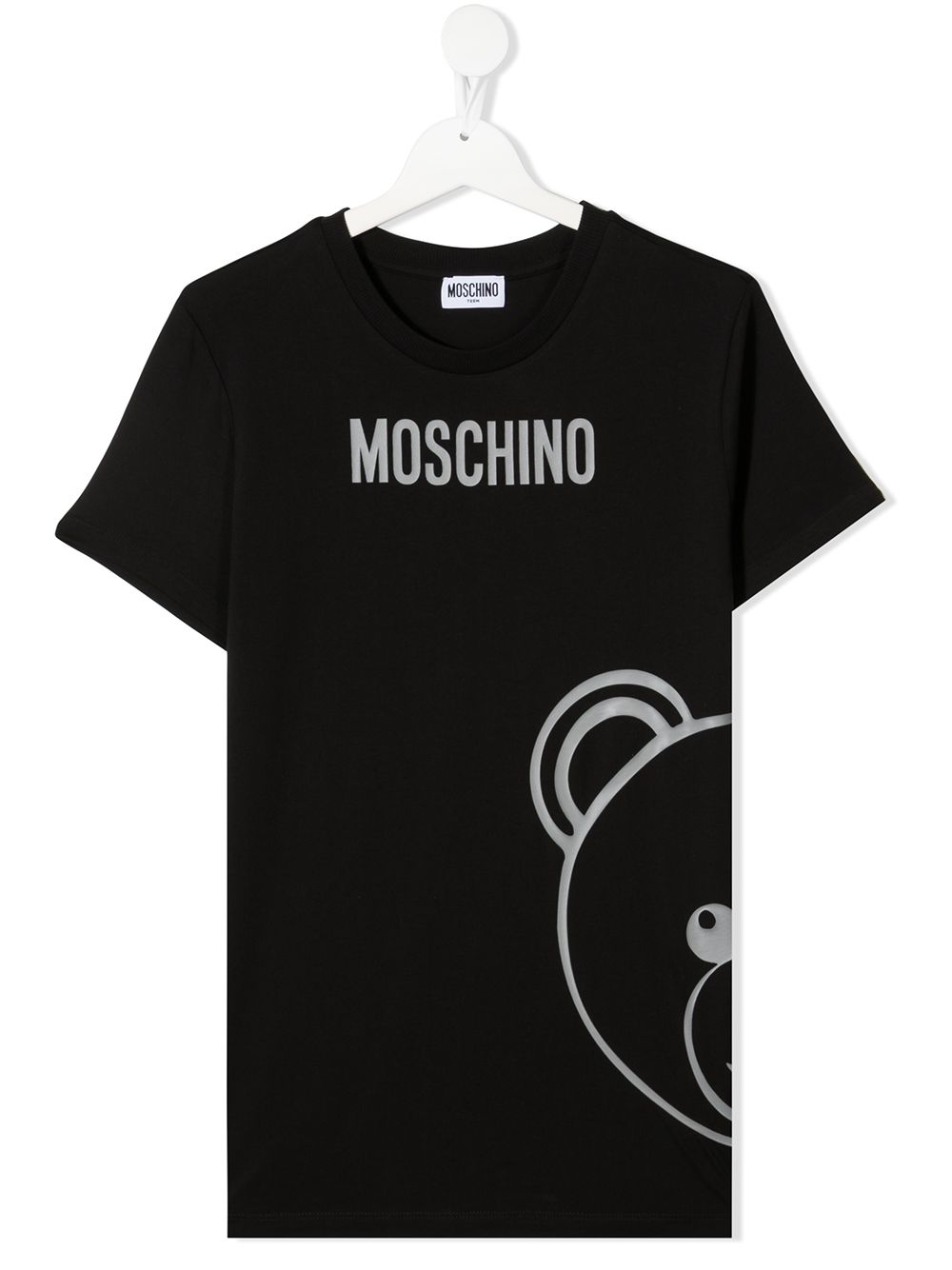 фото Moschino kids футболка с принтом teddy bear