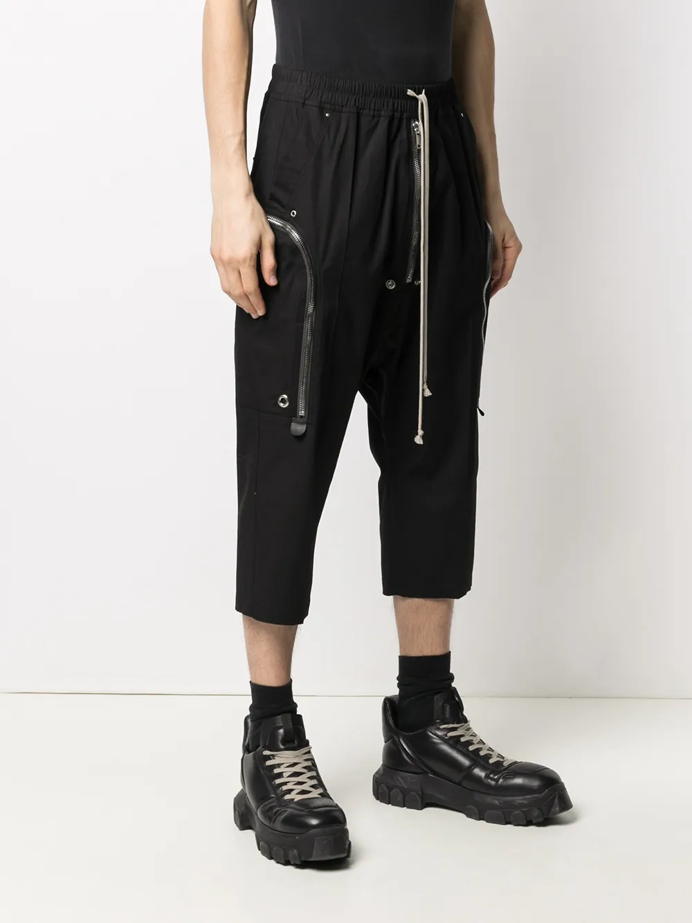 最も完璧な 21FW rick owens BAUHAUS BELAクロップドサルエル