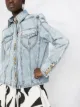 Balmain multi-panel design denim jacket
