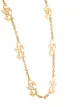 Chanel Pre-Owned 1990s logo charm chain necklace