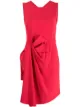 Image 1 of Emporio Armani drape-detail sleeveless dress