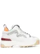Image 1 of Fendi Pre-Owned logo panel lace-up chunky sneakers