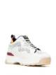 Image 2 of Fendi Pre-Owned logo panel lace-up chunky sneakers