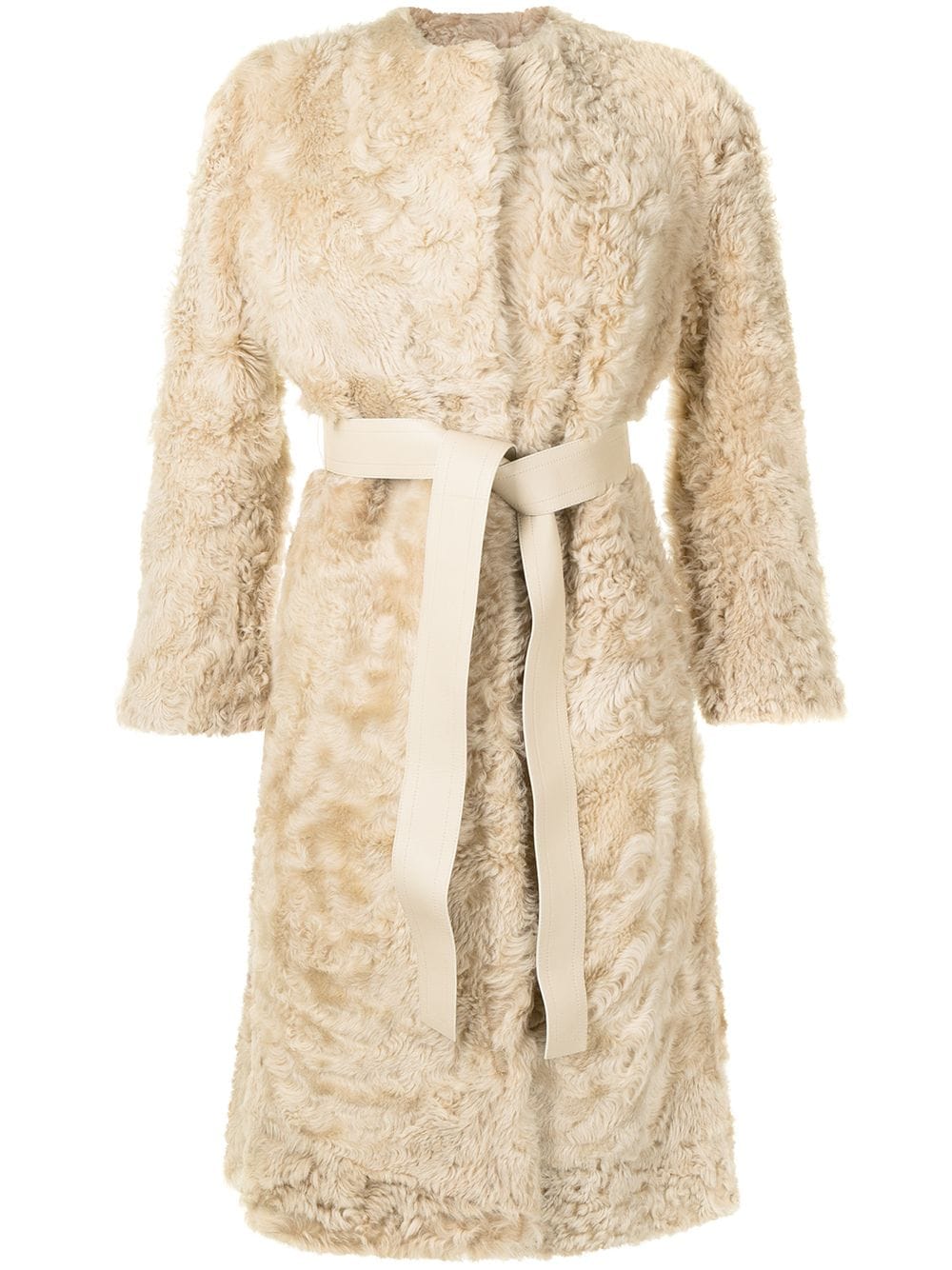 фото Céline pre-owned пальто pre-owned с завязками