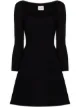 Image 1 of KHAITE Dylan square-neck mini dress