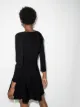 KHAITE Dylan square-neck mini dress