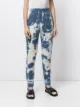 The Elder Statesman bleach-effect cashmere sweatpants