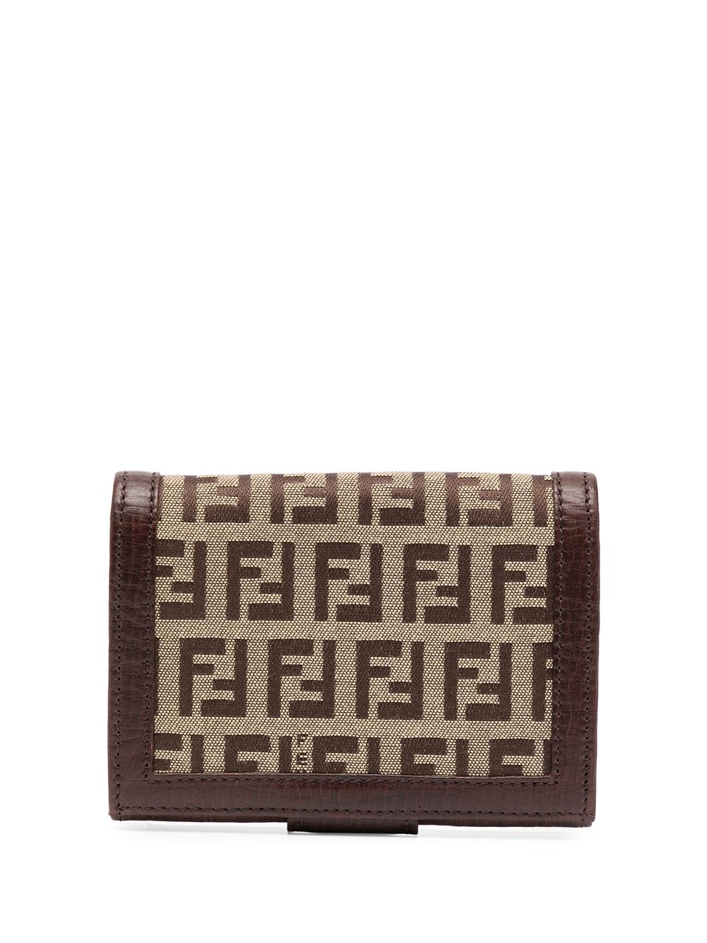 фото Fendi pre-owned картхолдер с узором zucca