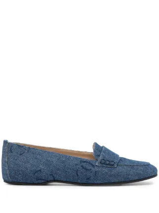 CHANEL Pre-Owned 2002 Denim Loafers - Farfetch