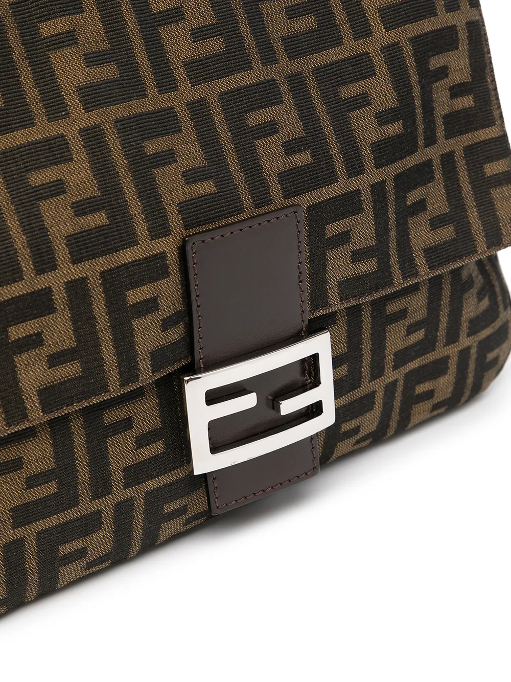 фото Fendi pre-owned сумка на плечо mamma baguette с узором zucca