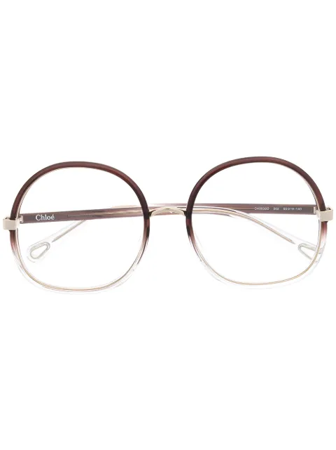 Chloé Eyewear lentes con efecto degradado