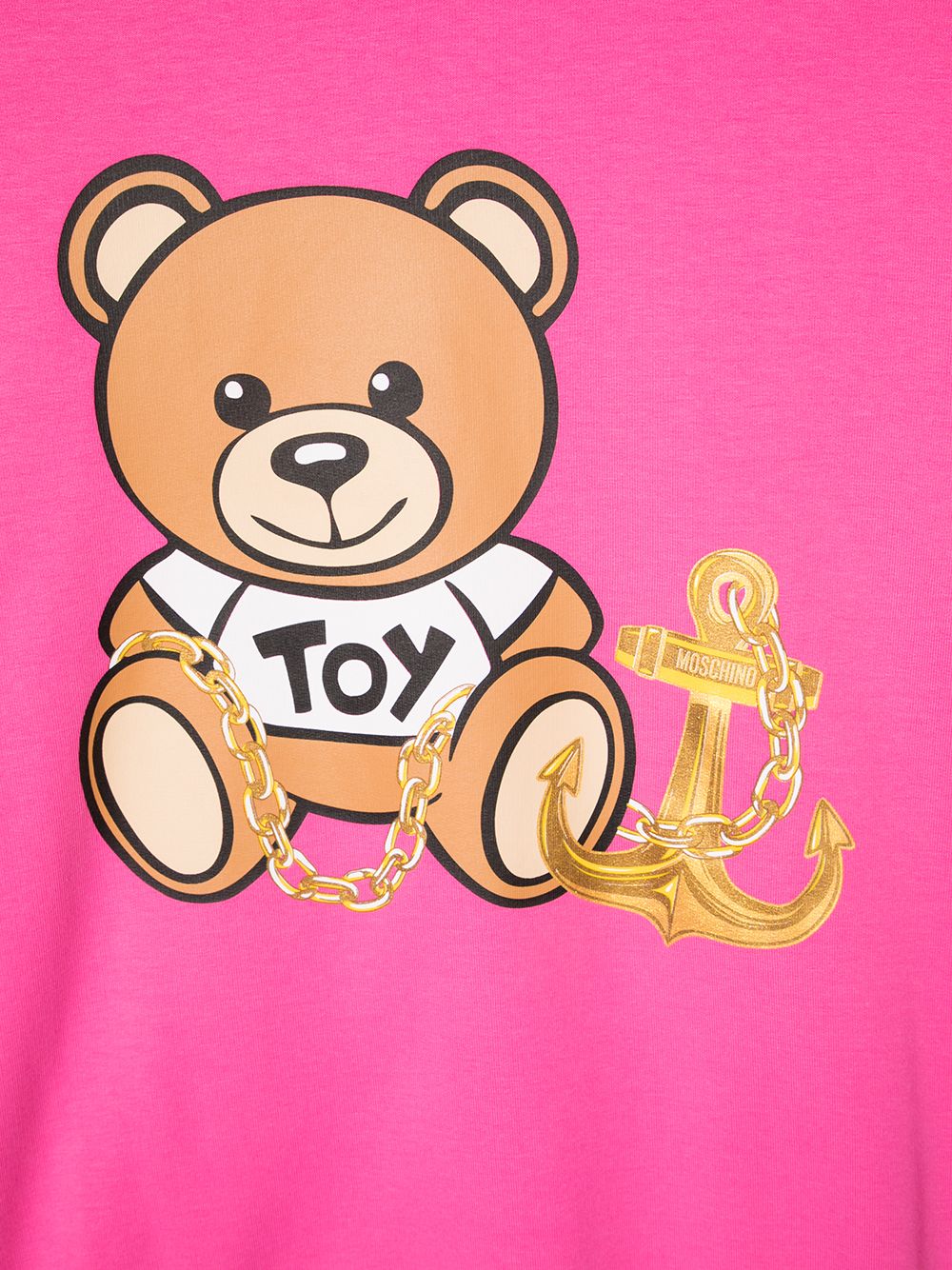 фото Moschino kids толстовка с принтом teddy bear