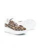 Image 2 of Alexander McQueen Kids Oversized leopard sneakers