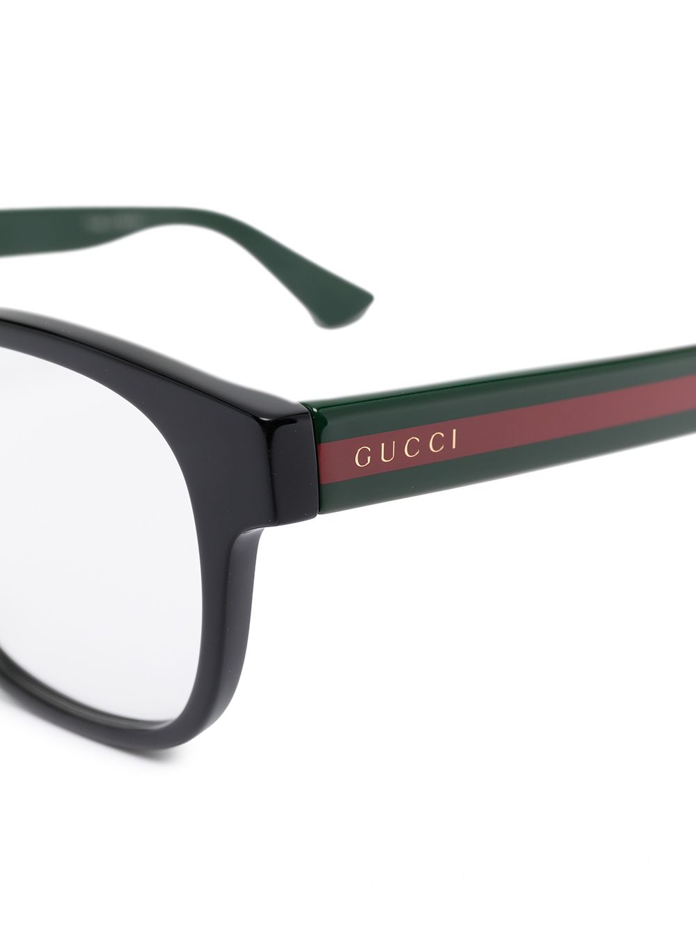 фото Gucci eyewear очки в квадратной оправе с логотипом