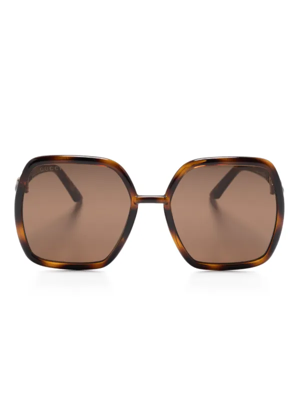 小物 GUCCI Horsebit side logo sunglasses 680871_J1691_1012_001_100_0000