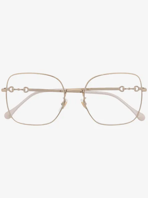 Gucci Eyewear Horsebit wire-frame glasses