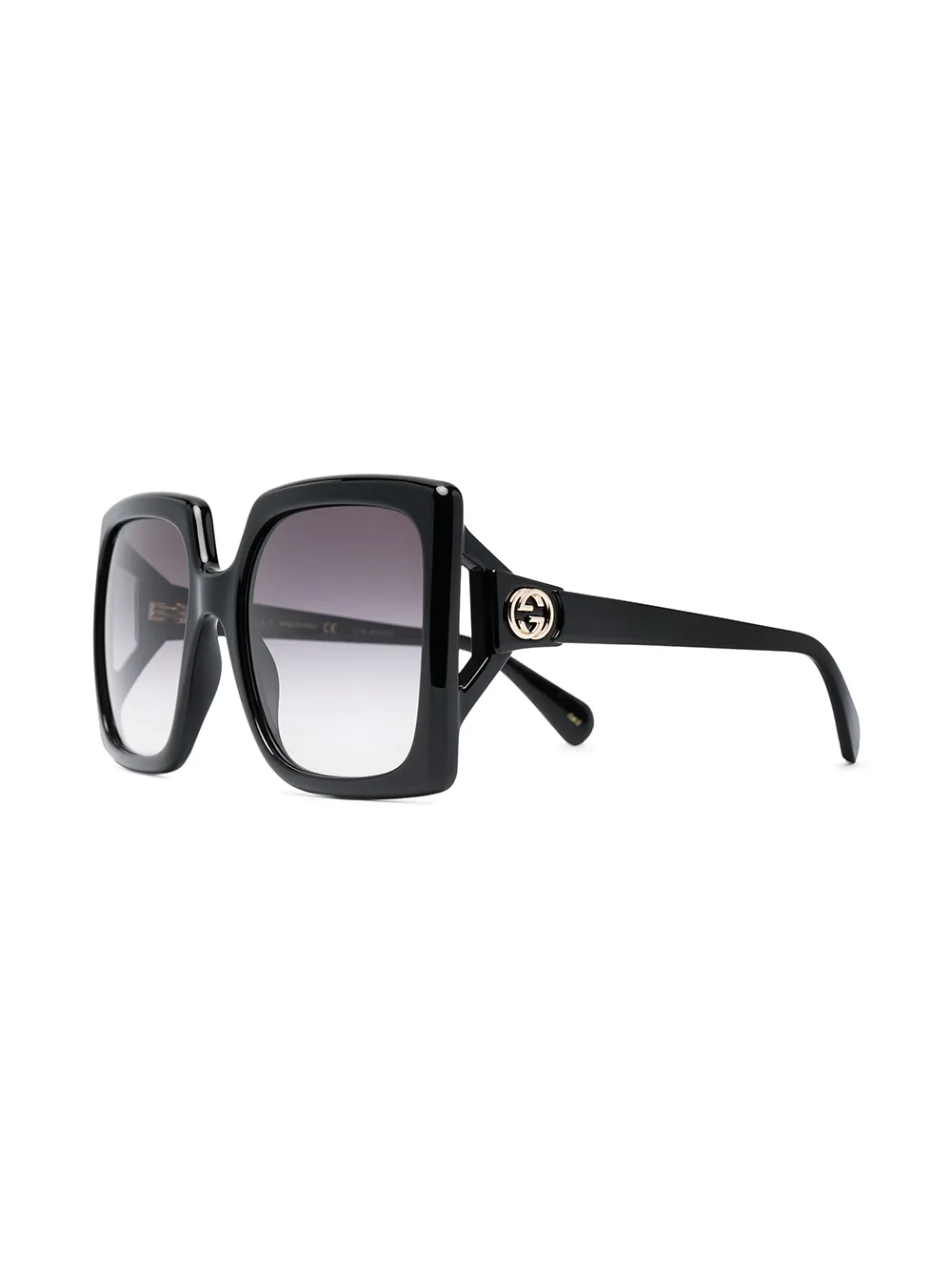 фото Gucci eyewear солнцезащитные очки в квадратной оправе с логотипом interlocking g